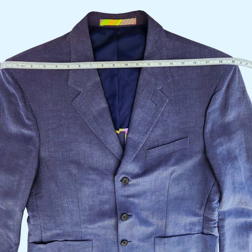 Bernard Zins Blazer 54 EU 44 US LARRY Linen Silk Blend Sport Coat Jacket NWT - Picture 12 of 16